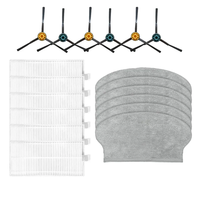 Stable-For Midea M6 VCR21LDSW Robot Replacement Side Brush HEPA Filter Mop Pads Spare Parts Accessories