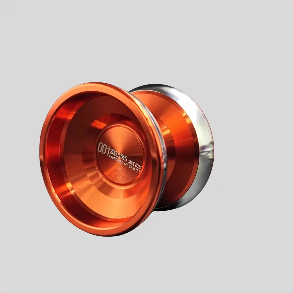 7 Colors Professional Yo Yo Inlaid stainless steel metal ring Professional Magic Yoyo Aluminum Alloy competition Yo-yo