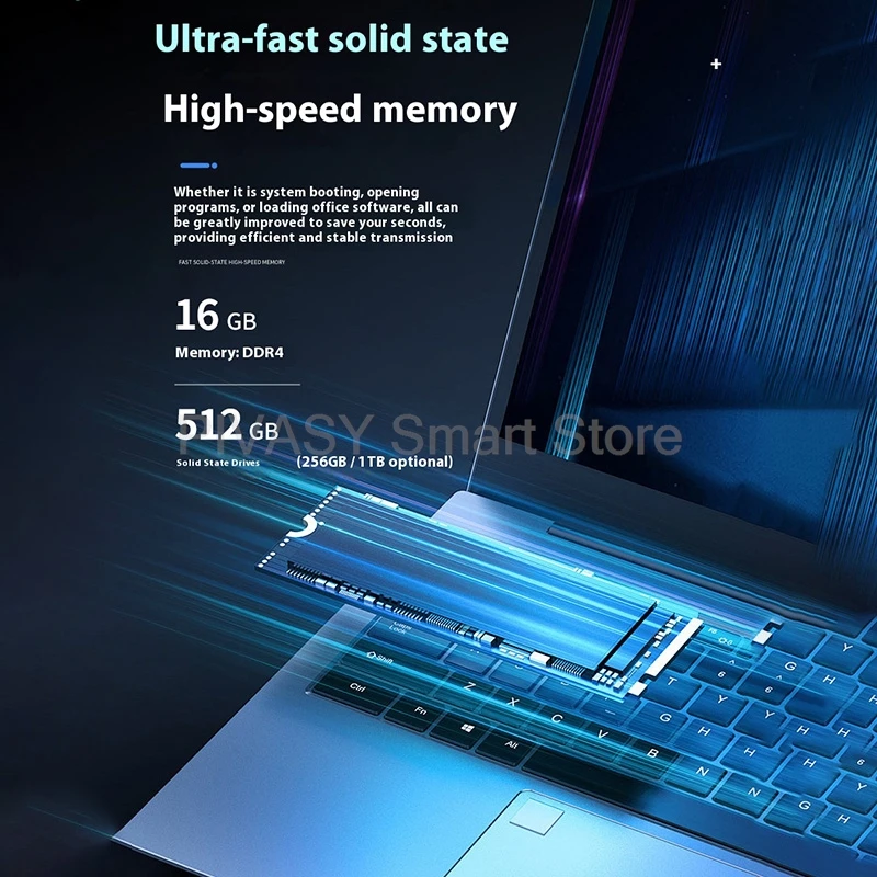 15,6 pulgadas N5095 2,9 GHz portátil IPS 1080P teclado retroiluminado desbloqueo de huellas dactilares para estudiantes diseño de negocios batería de larga duración plata