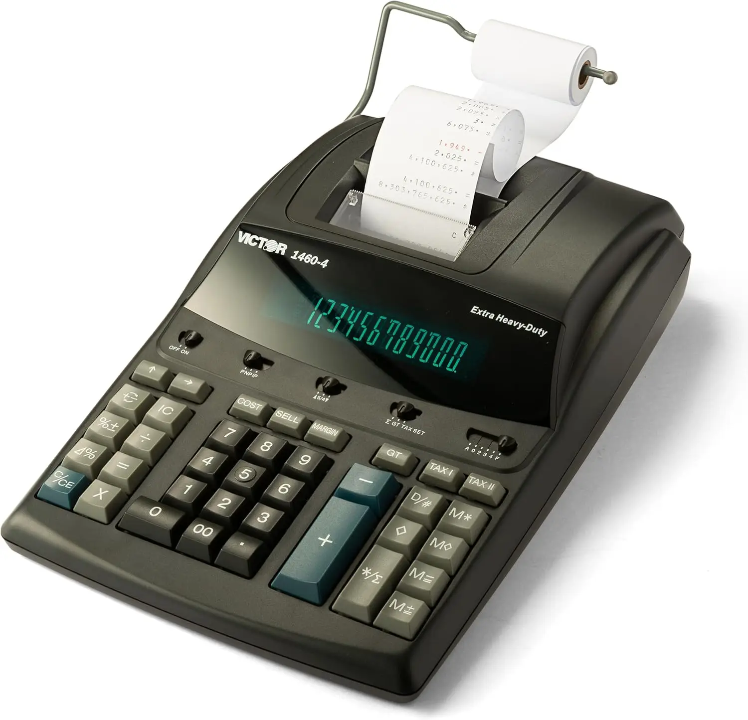 

12-Digit Heavy Duty Commercial Printing Calculator with Extra Large Display for Office and Business Use