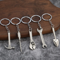 wrench hammer screwdriver Simulation Tool Keychain Metal Creative Keyring Car Small Gift Adjustable cute keychain pendant