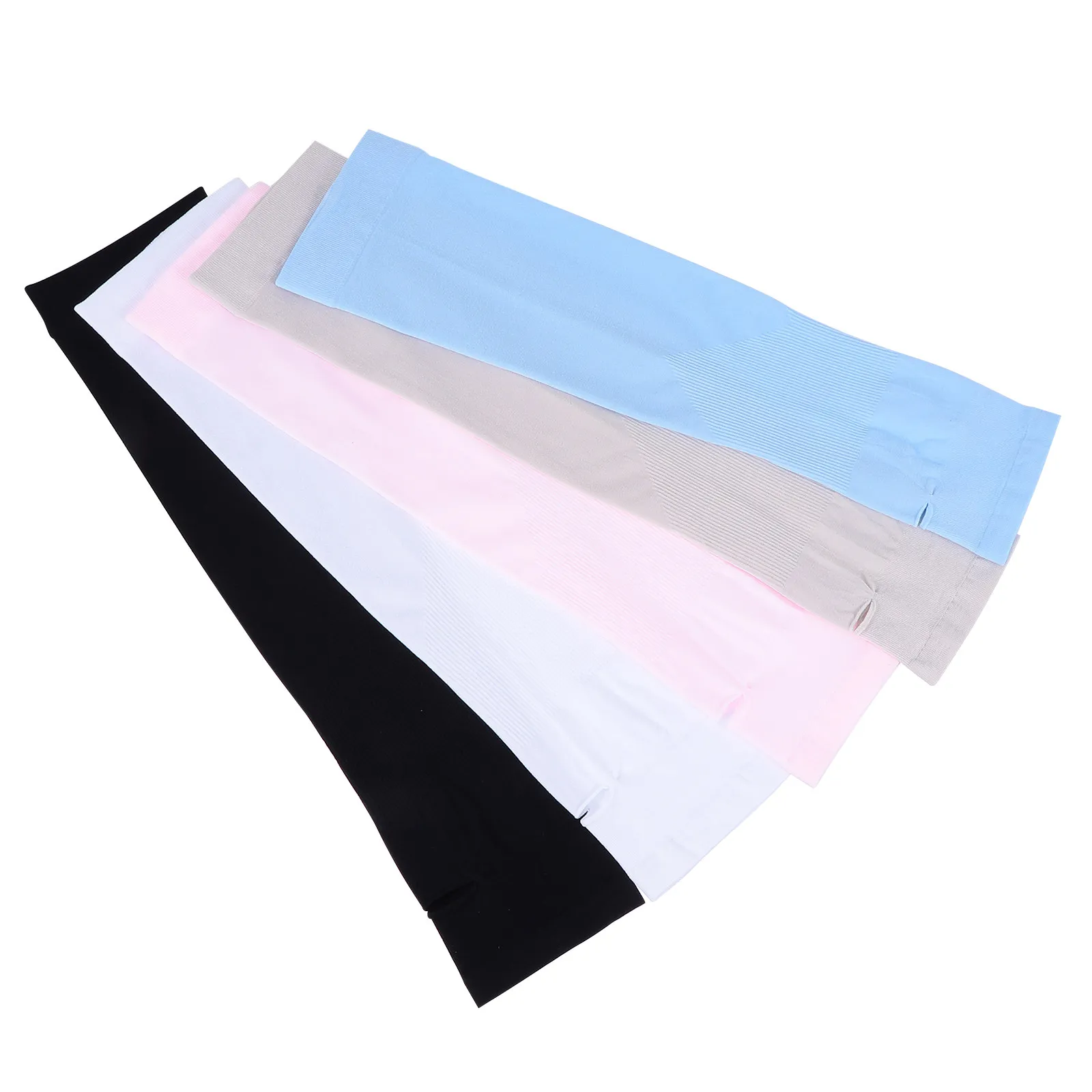 

5Pairs Sun Protection Cooling Sleeves Anti-Uv Arm Sleeves Summer Outdoor Cycling Fitness Breathable Arm Sleeve Uv Protection
