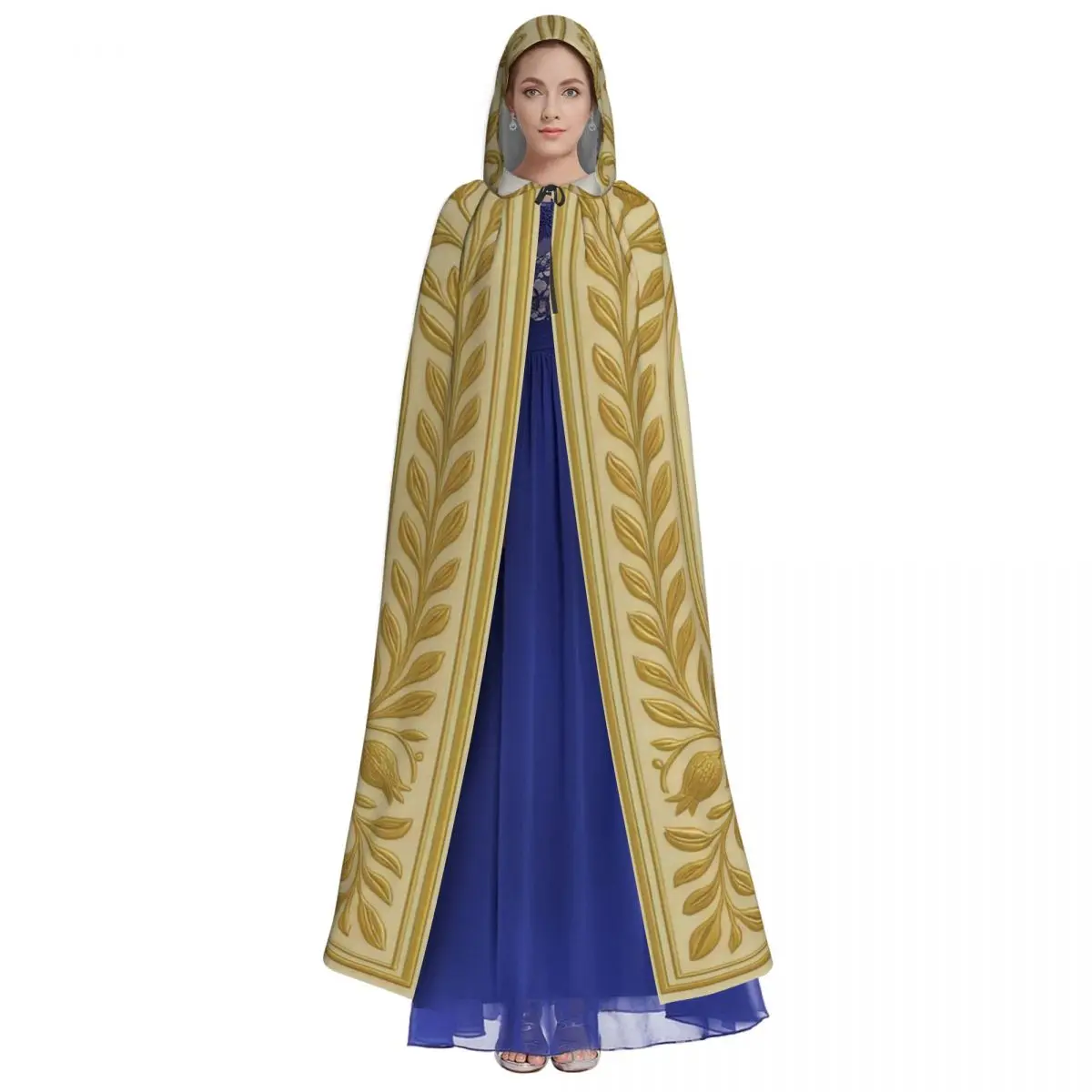 Cosplay Medieval Costumes Hebrew Blessings From Israel Hooded Cloak Capes Long Robes Jackets Coat Carnival