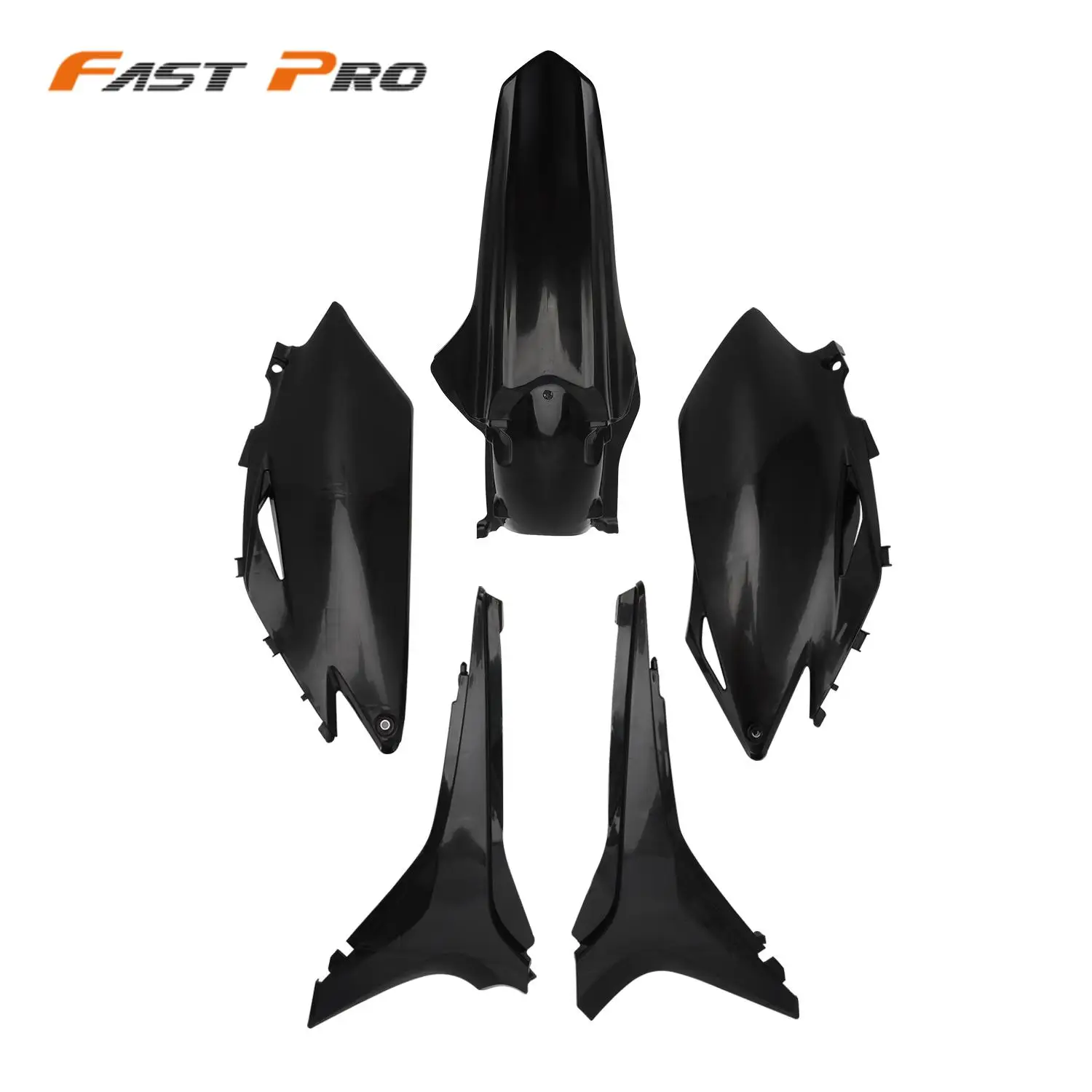 Motorcycle Rear Fender Side Cover Plastic Kit Fairings For Honda CRF250R 2010-2013 CRF450R 2009-2012 CRF250 450 XR200 2009-2012