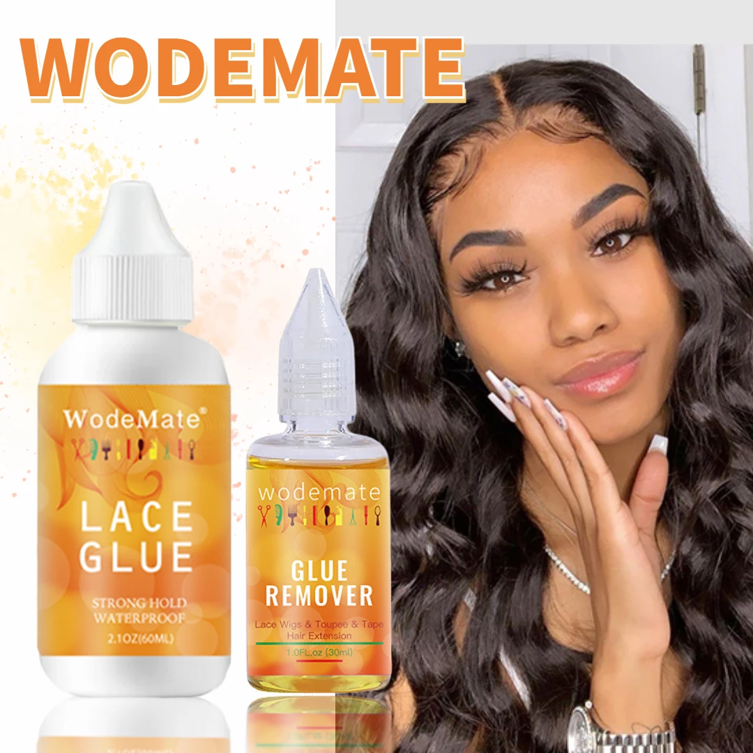 Wodemate Lace Front Pruik Lijm Waterdichte Haar Vervanging Lijm Sterke Hold Bonding Lijm Voor Toupet Haarstukje Groothandel