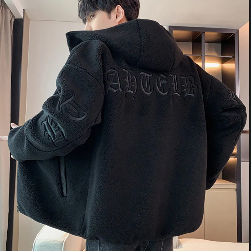 

Новая теплая куртка, мужская верхняя одежда, легкое пальто с капюшоном, осень-зима, модная уличная одежда, ветрозащитный кардиган, уличная повседневная куртка