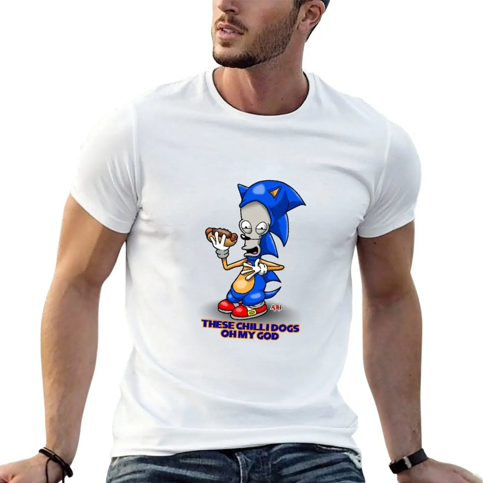 These Chilli Dogs OMG T-Shirt vintage graphic tee cheap stuff plain white t shirts men