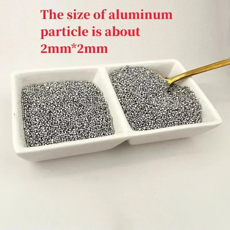 2*2mmHigh purity aluminum particle AI 99.7% used for pipe dredging industrial scientific research experimental tools