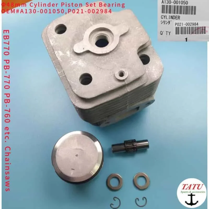 

PB-770 Cylinder Piston Kit A1300001050 P021002984 Fits Shindaiwa EB770 Echo PB770 Blower Needle Bearing Rings Pin Clips