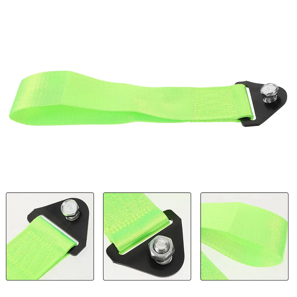 

2 Pcs Tow Rope Car Accessories Handle Strap Towing Nylon Ropes Hooks Modifications Straps