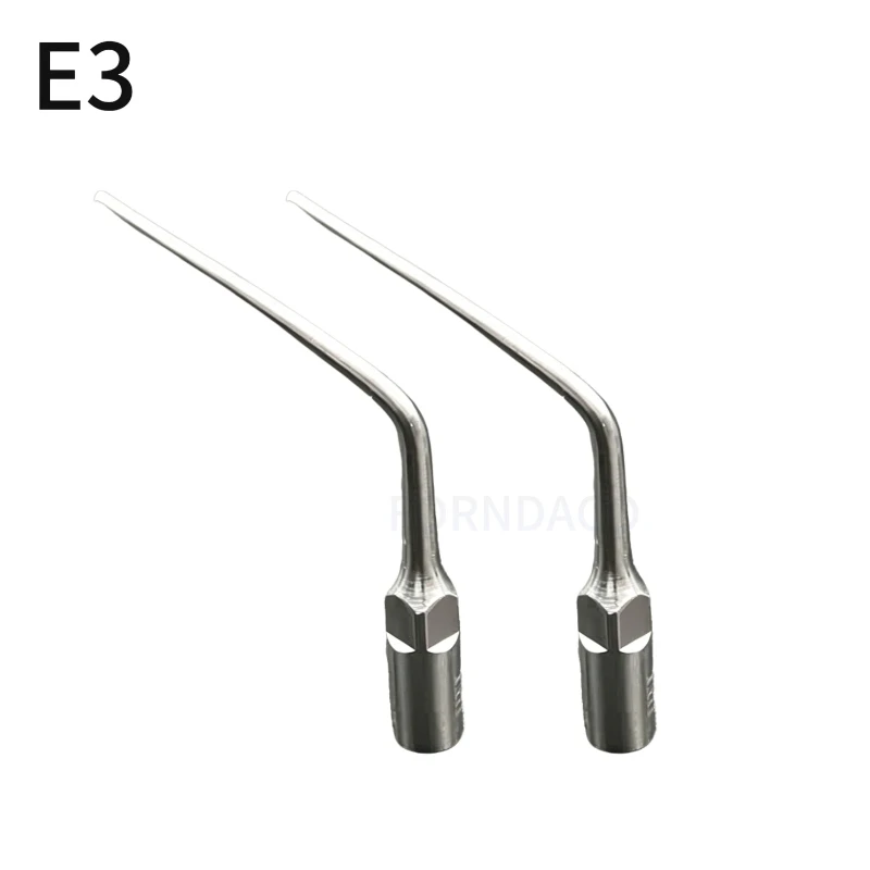 2pcs E3 Dental Ultrasonic Scaler Scaling Tips fit EMS Woodpecker UDS Handpiece Tip Tools