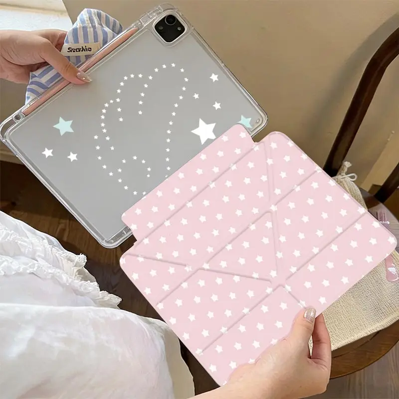 3+Y Multi-Angle Stand Cover For iPad 10.2 7/8/9 4/5th 10.9 10th IPad Mini6 8.3 Air3 10.5 Pro11 iPad A16 2025 11th Air11/13