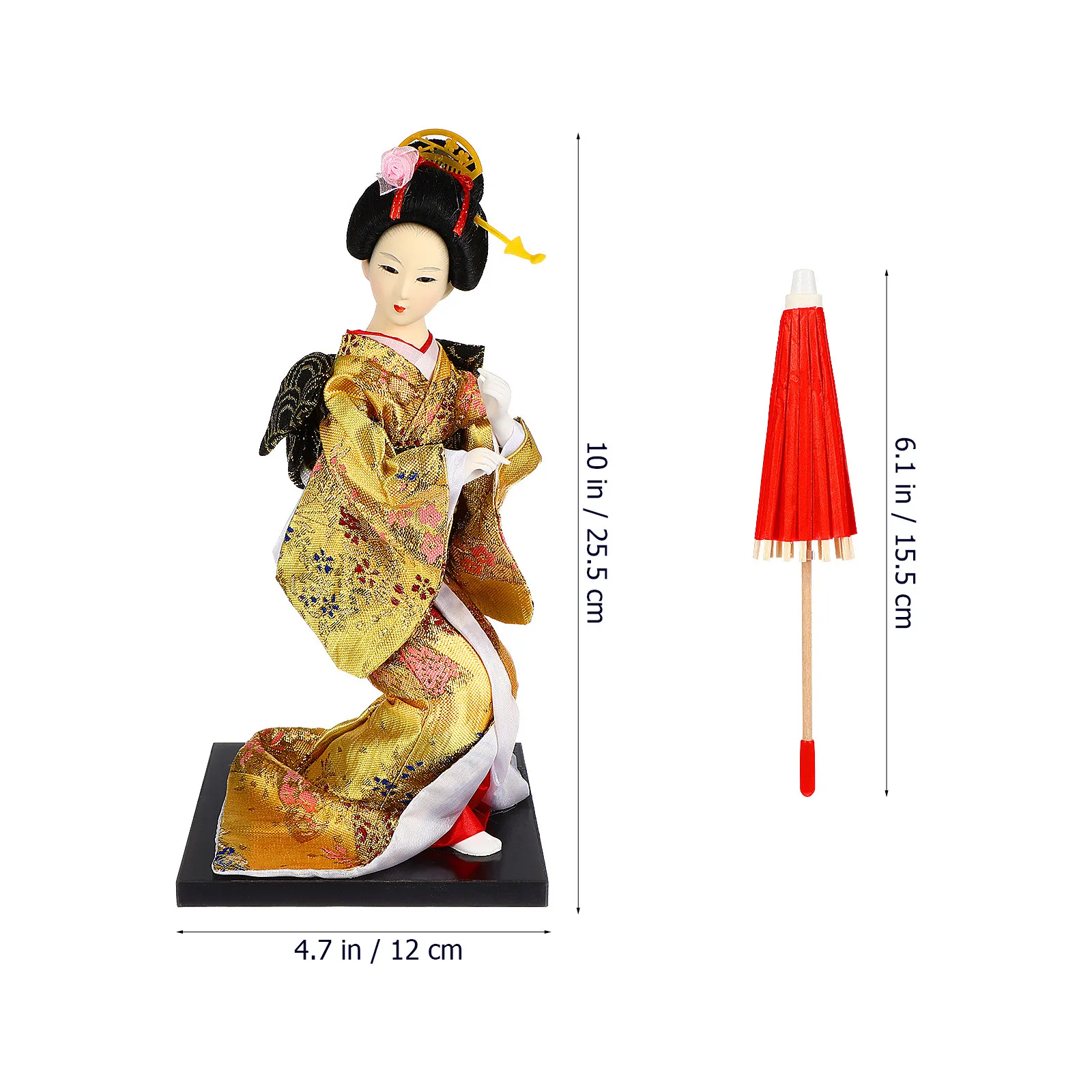 1Pcs Japanese Geisha Kimono Ornament Living Room Bedroom Tabletop Asian Style Home Decor Gift Humanoid Ornament
