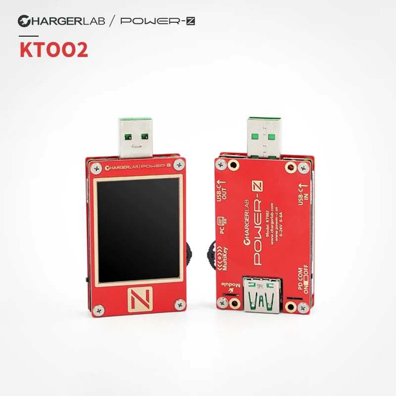 POWER-Z KM003C KT002 probador USB Micro voltímetro Digital QC5.0/PD3.1 Detector de potencia de corriente de voltaje para reparación de placa base de