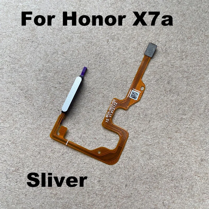 For Huawei Honor X7a Fingerprint Sensor Power Button Flex Cable Touch ID Sensor Home Buttons Smartphone Replacement