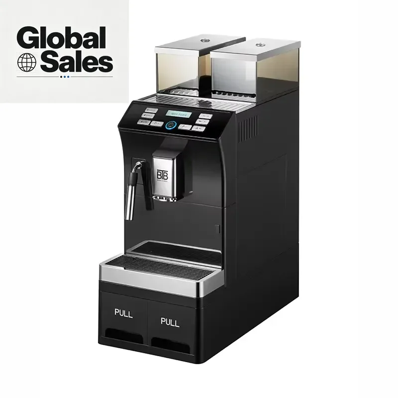 Touch Screen Milk Frother Steam Wand Italian-style Espesso Machine 220V 50Hz Coffee Machine Commercial
