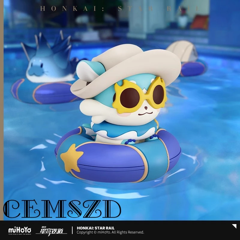 

[Genuine] Game Honkai Star Rail Awoo Bubbles Doll Anime & Cartoon Desktop Figurines Cosplay Accessories Props Halloween Gifts