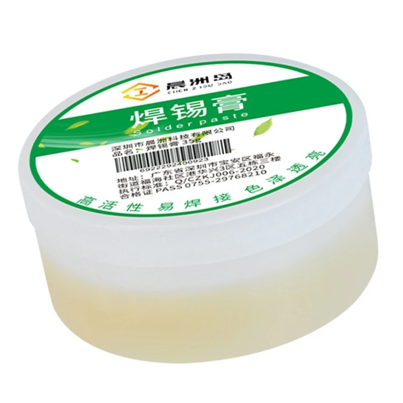 Leadfree Soldering Pastes for Accurate Electronic Metal Working, Circuit Board Welding, PC Card Repair Safe Formula