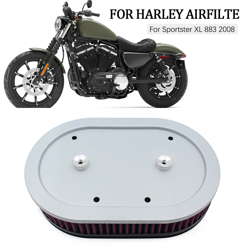 For Harley XL883 XL1200 Sportster Forty-Eight XR1200 HD-0900 Motorcycle High Flow Air Filter Intake Cleaner Element