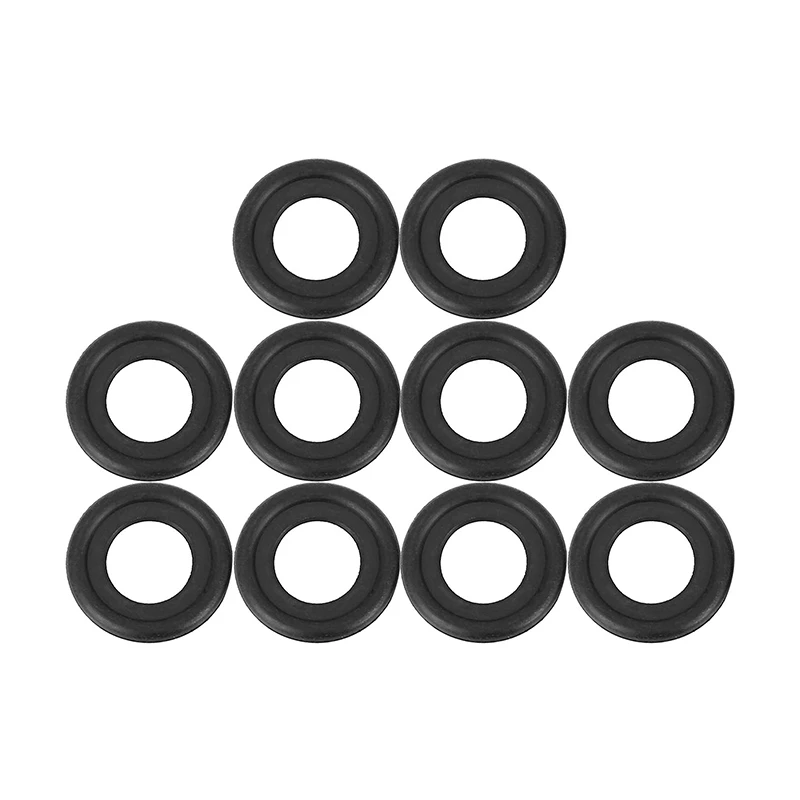 10Pcs Black Rubber Oil Drain Plug Gaskets Washer Replacement for GM 12616850 3536966 097-119