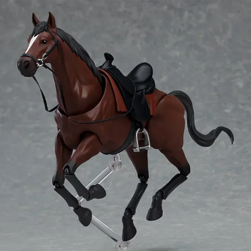 In Stock Horse Figure Anime Action Animal 1/12 Movable Horse For Figma Statue Collectible Model Dolls Desktop Decoration Gift