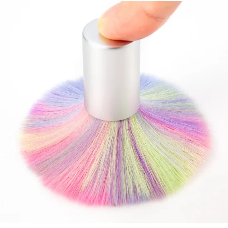 Nail Art Kleurrijke Reinigingsborstel Zachte Stofverwijderaar Acryl UV Gel Poeder Tool Manicure Care Cleaner DIY Salon Tool Dropshipping