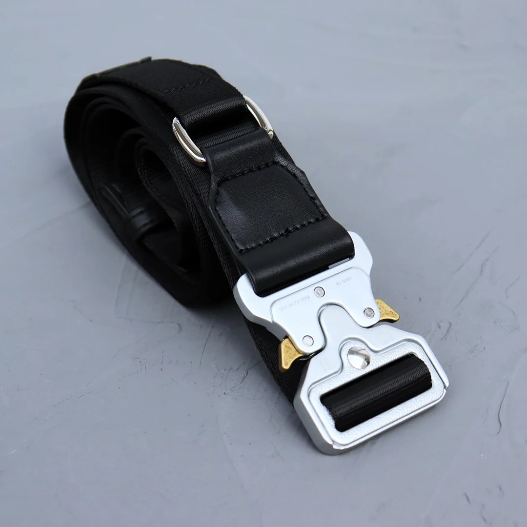 Hot Ins Paris Alyx Roller Belt Men Women Lasered Logo Buckle 1017 Alyx 9sm Belts Classic Signature Strap