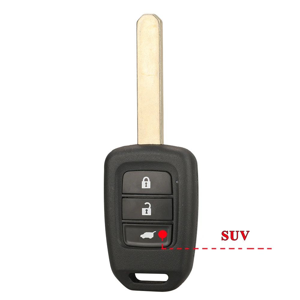 Jingyuqin 2/3/4 Tasten Remote Key Shell Für Honda Accord CR-V FIT XRV VEZEL CITY JAZZ CIVIC HRV FRV Remote Key Case Fob