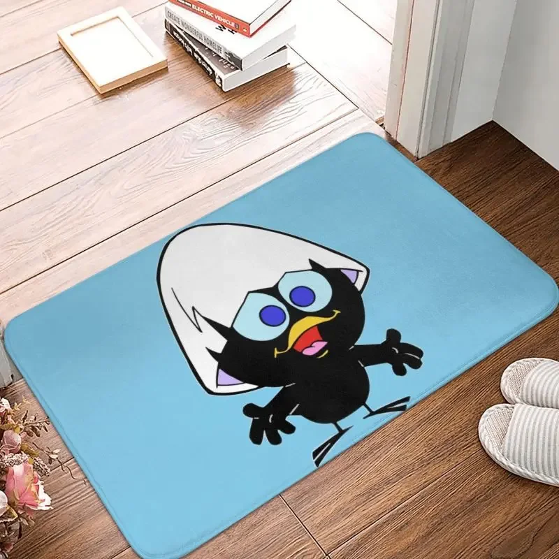 

Hello Calimero Comic Doormat Non-Slip Entrance Bath Kitchen Door Floor Mat Cartoon Chiken Pattern Garden Rug Carpet Footpad