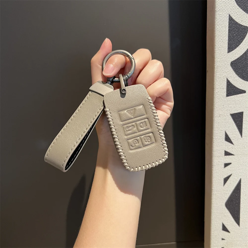 For Land Rover Range Rover Sport Evoque Velar Discovery 5 Jaguar XE XF E-Pace F-Pace A9 A8 A9 X8 XJ XFL XJL Car Key Case Cover - view 4