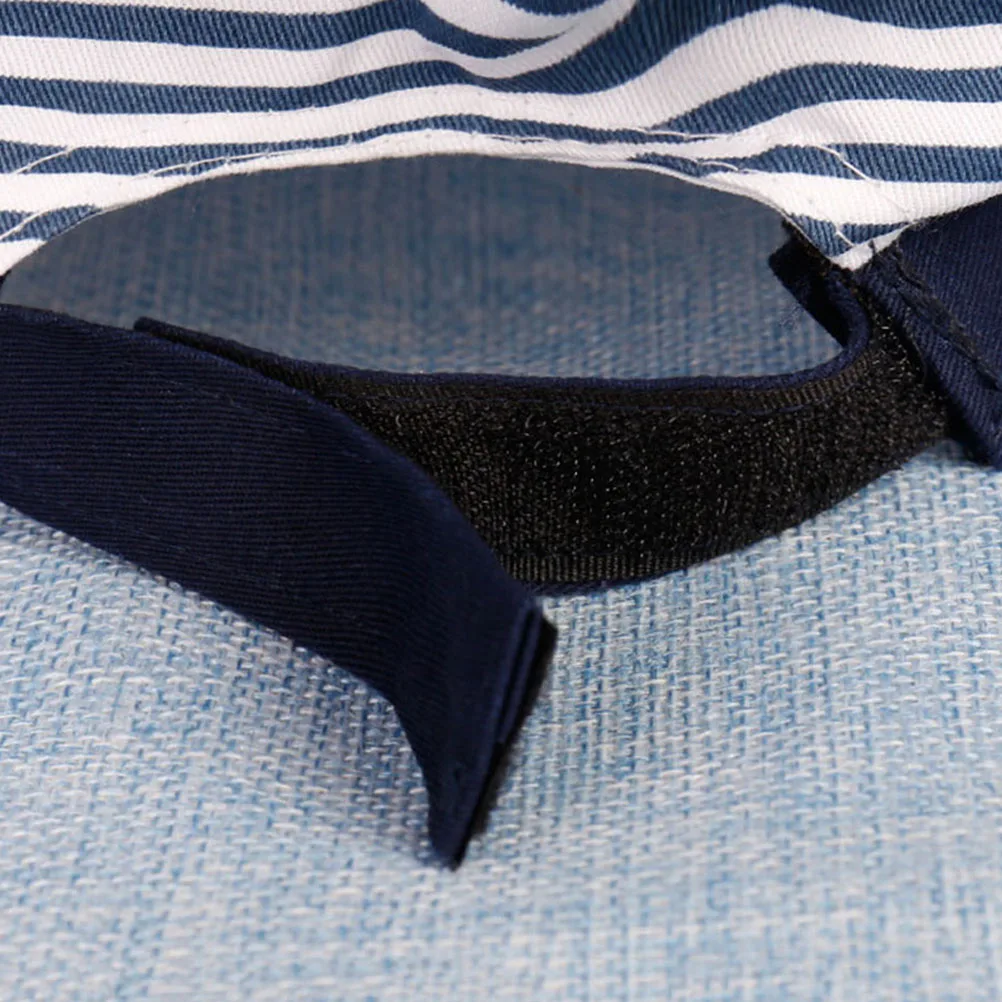 Sombrero de barco adulto del capitán marinero, sombreros para hombres, disfraz a rayas, azul marino, niño