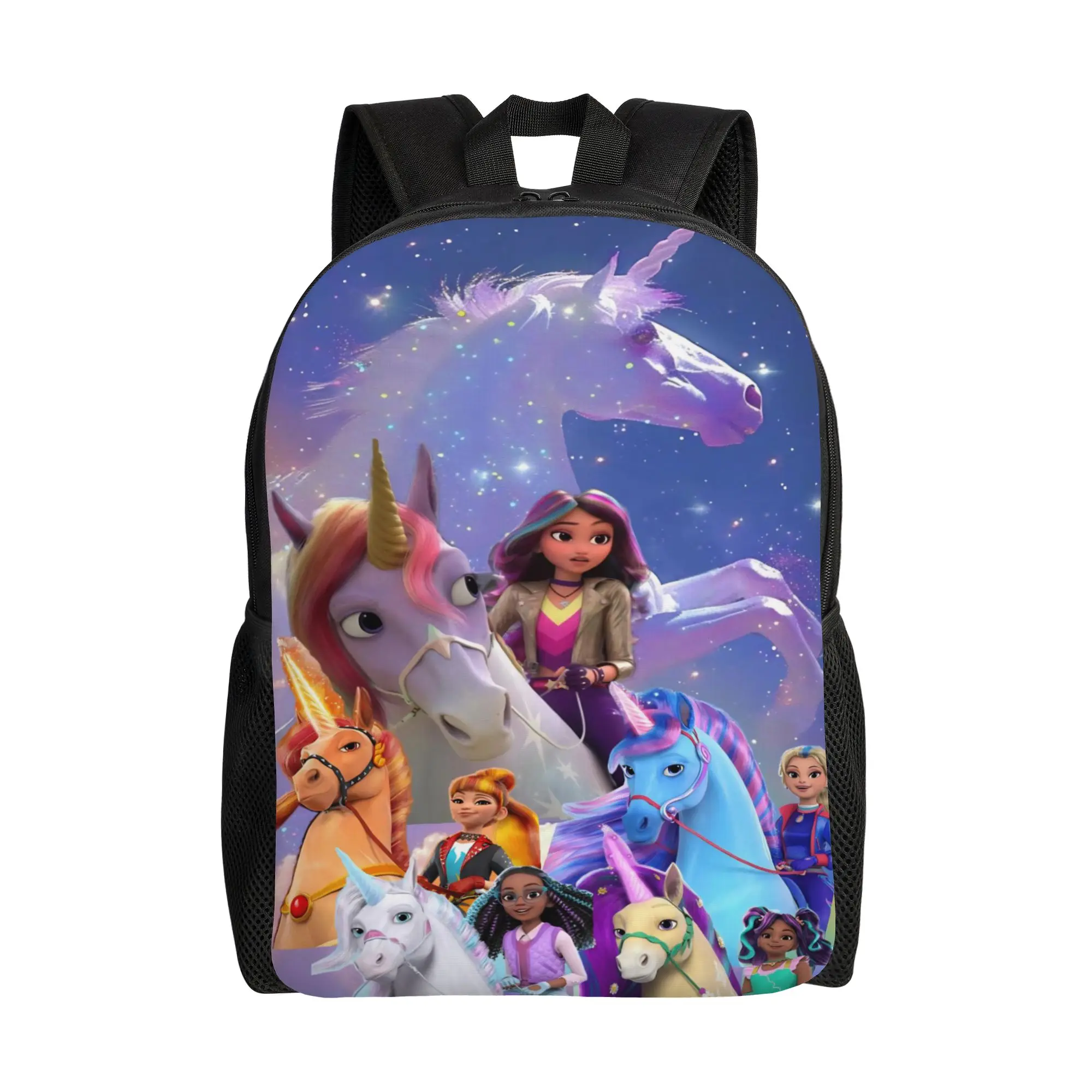 

Unicorns A-Academy Animation Girls Backpack for Men Women Fashion High School Business Daypack College Shoulder Bag Sports