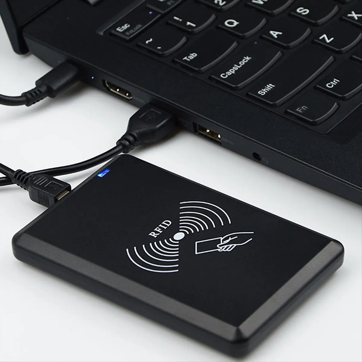 Super Sale USB RFID Reader IC Card Reader Contactless Smart Card Reader HID Driver-Free Support Window Linux Android System