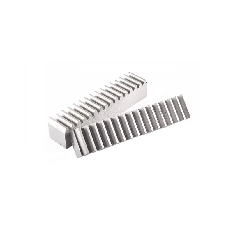 Standard Two Plane Stepless Straight Gear Series 1M42-100 Teeth Process Hole Straight Rack 10X12 Plane Transmission Customizable