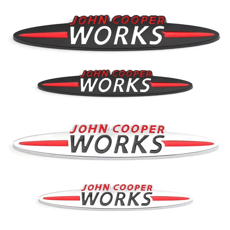 Mini JCW John Cooper Works Car Sticker Emblem Badge Decals for BMW Mini Coopers Clubman Countryman R50 R52 R53 R55 R56 R57 R58