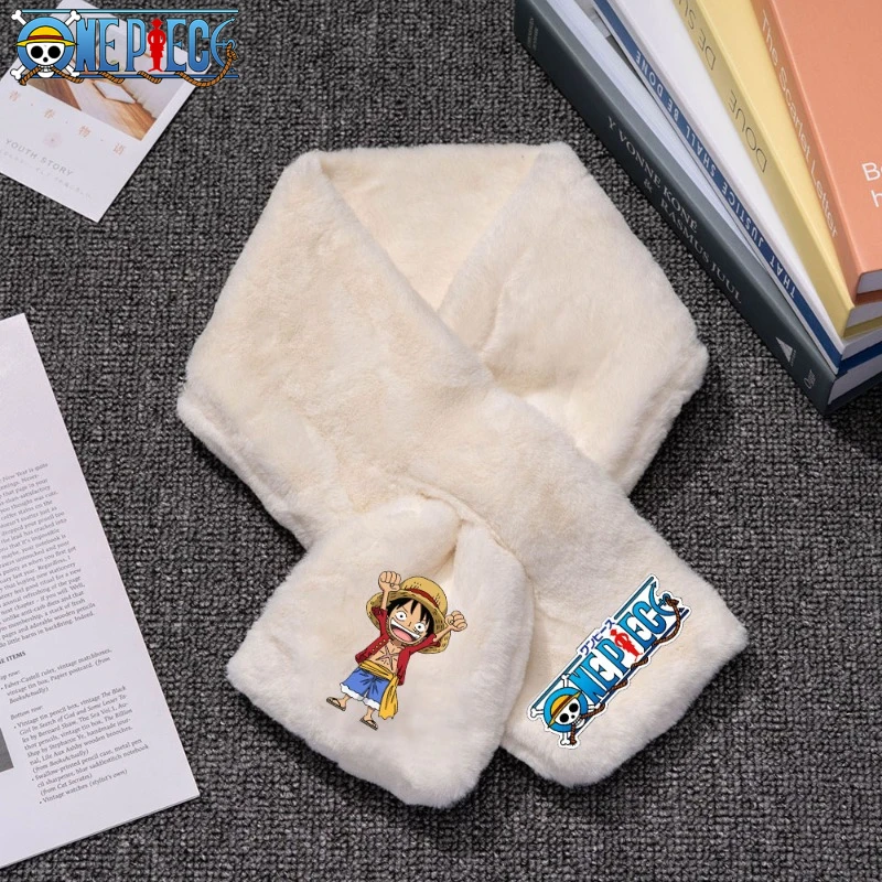 الدافئة الفانيلا الشتاء وشاح للبنين والبنات ، أنيمي الشكل D. لوفي ، توني المروحية ، تأثيري الأوشحة ، الطفل الملابس والاكسسوارات ، 1 قطعة