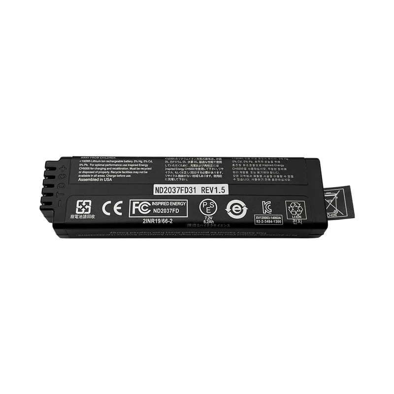 ND2037FD31 Battery for Hitachi X-MET8000 Handheld XRF Analyzer, Replacement for Inspired Energy ND2037FD