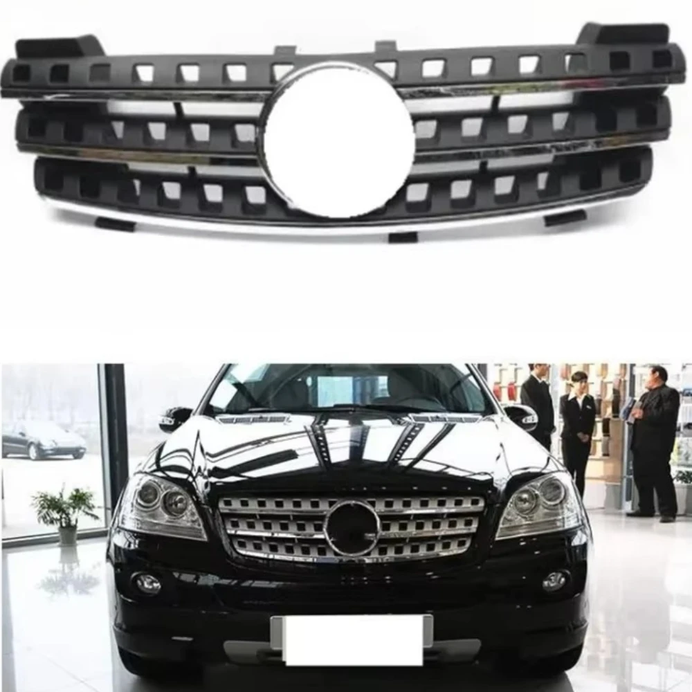 

X-T Front bumper grille ventilation network For Mercedes-Benz ML-Class W164 ML300 ML320 ML350 ML400 ML550 2005-2008