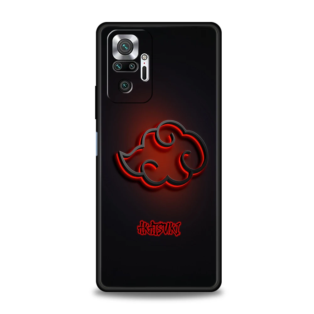 A-Akatsuki Cloud Phone Case Cover for Redmi 13C 10C Note 13 12 10 11 Pro Plus 7 8T K40 K50 Gaming Pro Plus 5G Soft Shell Capas