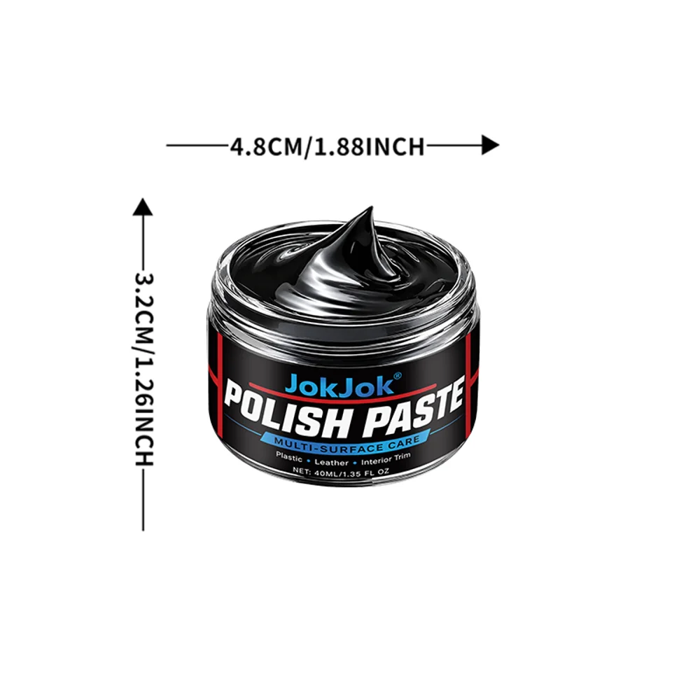 Multi-Purpose Car Plastic Leather Repair Paste Scratch Remover Anti-Aging Polishing Wax for Interior Seats Steering Wheel