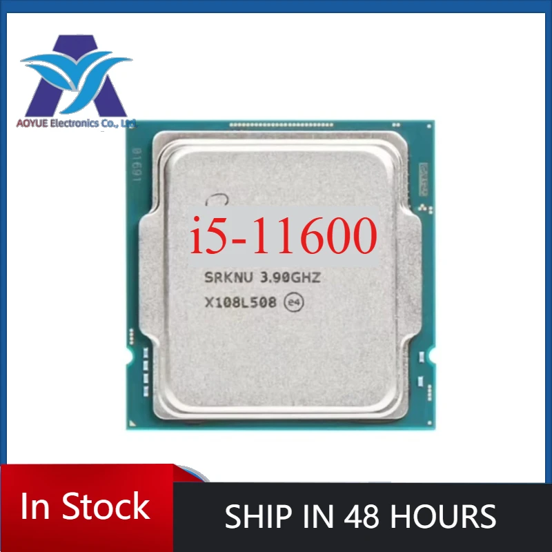 1pcs Brand new Core i5-11600 i5 11600 CPU Processor 2.80 GHz 6 Cores 12 Threads 65W 11th Generation