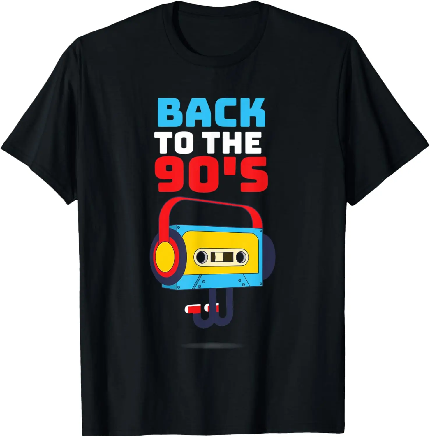 Back To 90's Vintage Cassette Tape Classic 80s 90s T-Shirt