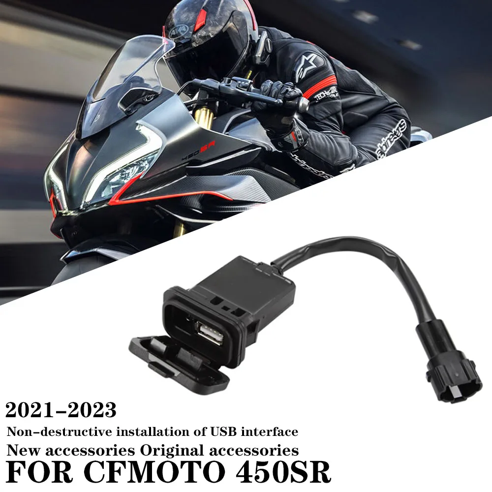 Motorfiets Cfmoto Gemodificeerde Usb Converter Mobiele Telefoon Opladen Typec Adapter Voor Cf Moto 450naar Sr 400-6 Cf450sr Cf40