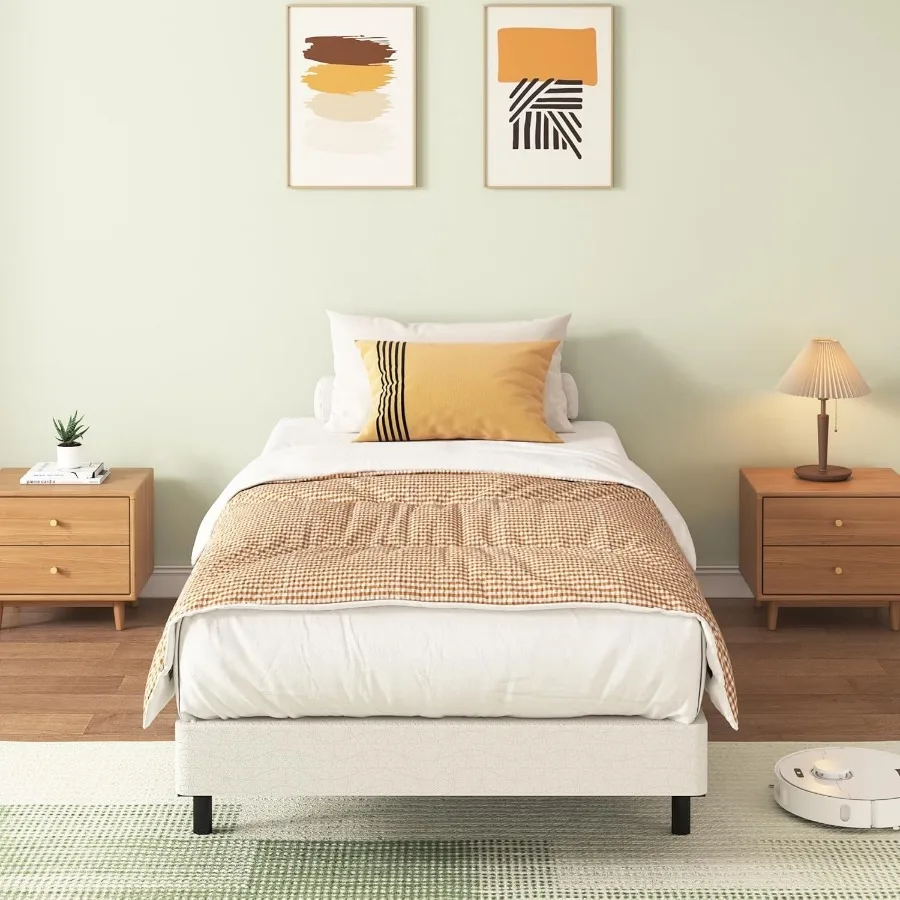 Molla a doppia scatola con set di coperture in tessuto, molla a scatola di dimensioni doppie da 5 pollici con capacità di peso massima di 2500 libbre