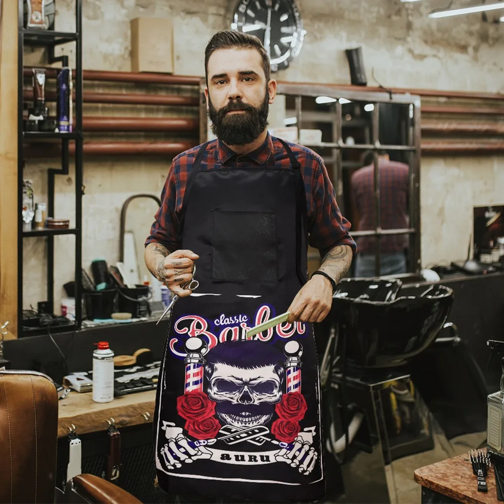 Antistatic Barbershop Hairdressing Apron Haircut Cloth Work Apron Hairdresser Gown Professional Dyeing Hairstyling Capes Barber