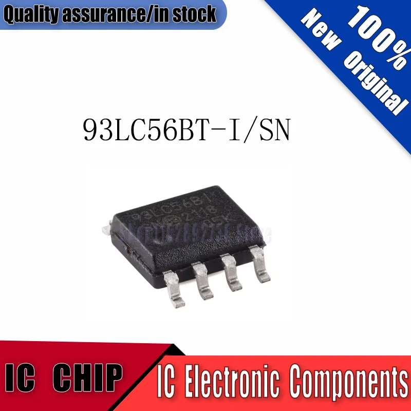 5PCS New Original 93LC56BT-I/SN 93LC56B Quality Assurance In Stock IC CHIP