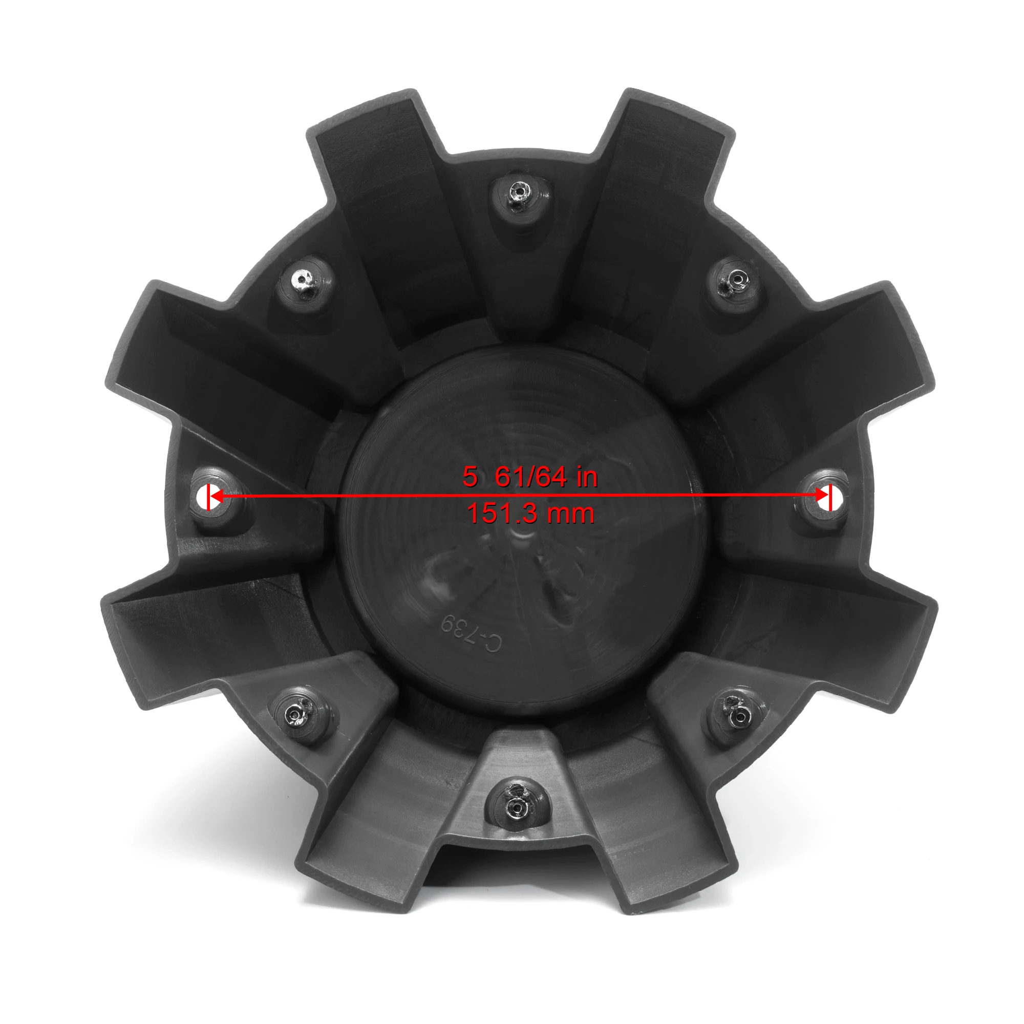 1pc 214mm RDR01 Car Wheel  Hubcap For CBRD1-1P Rim Center Cover Refits Styling  Matt Black Exterior Accessories