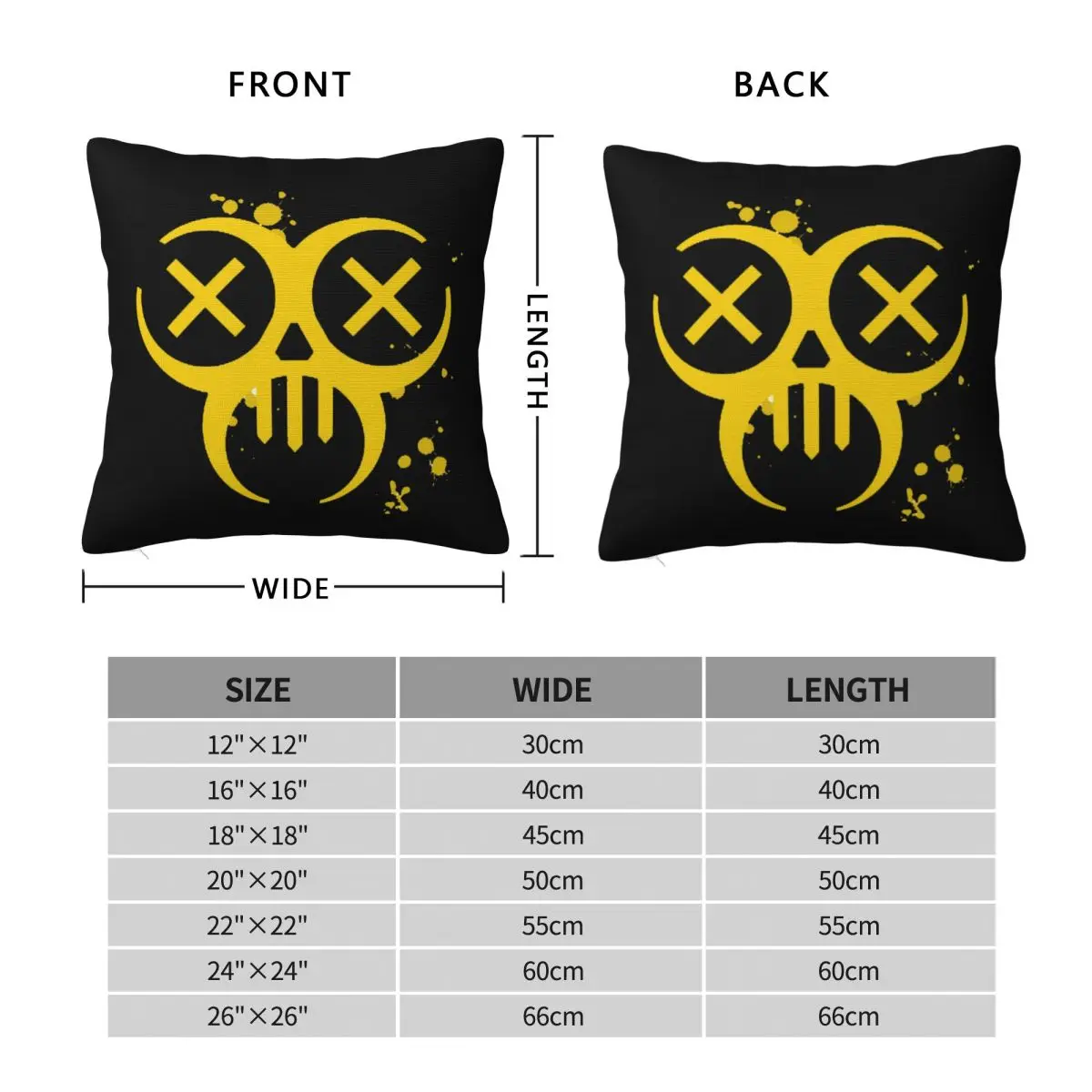 The Division 2 OUTCASTS Square Pillowcase Pillow Cover Cushion Zip Decorative Comfort Throw Pillow for Home Living Room
