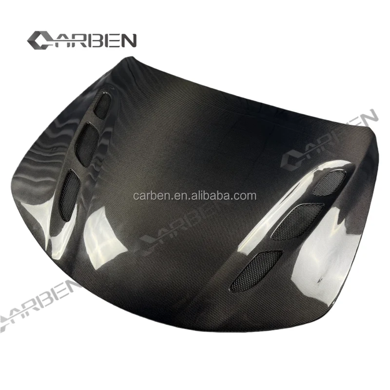 

For Alfa Romeo Giulia Carbon Fiber Hood GTA Three-hole Style Engine Hood Body Kit