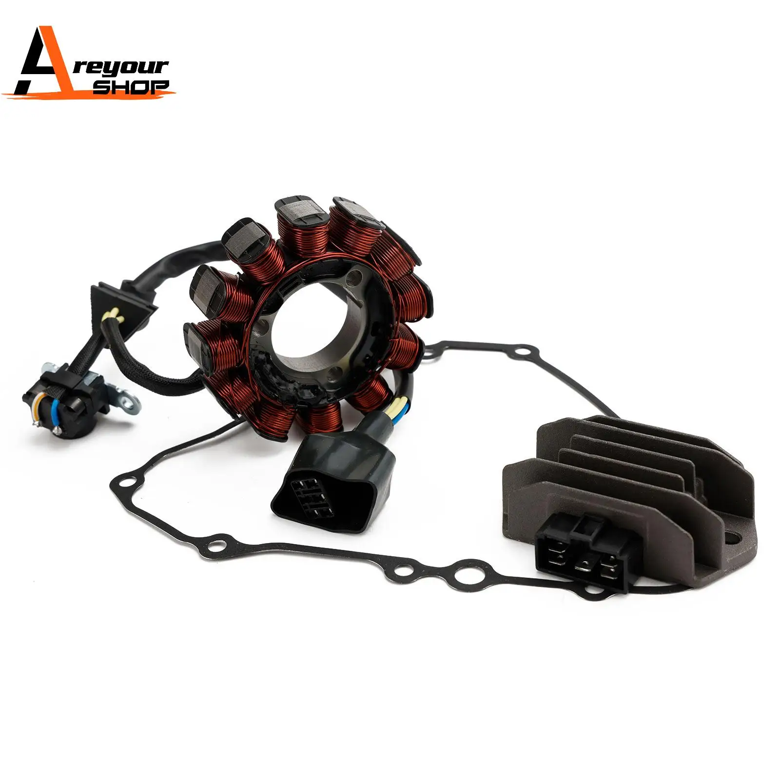 

Generator Stator Regulator & Gasket for Honda CRF450RX Enduro 2019-2020 CRF450R